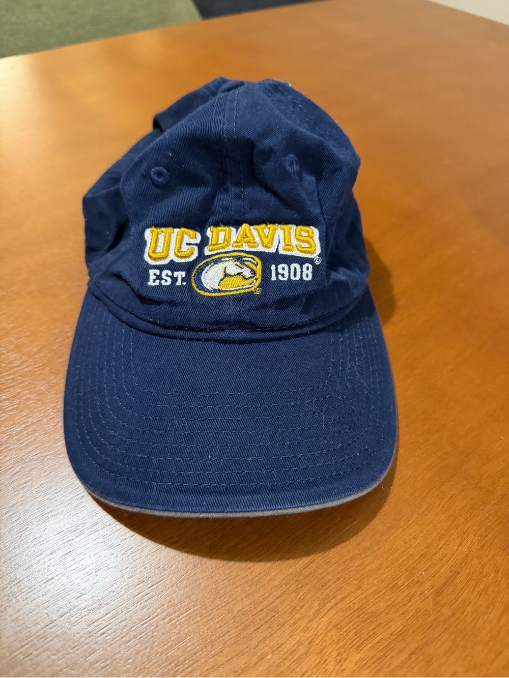 Navy Embroidered Baseball Cap